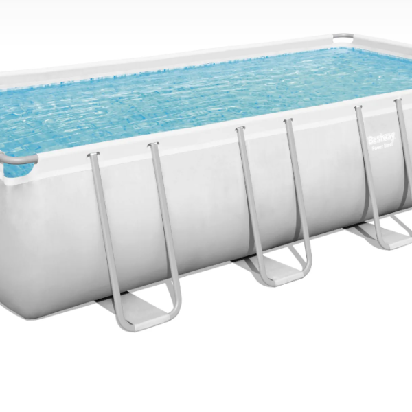KIT Piscine Hors-Sol Rectangle Power Steel BESTWAY 549x274x122cm