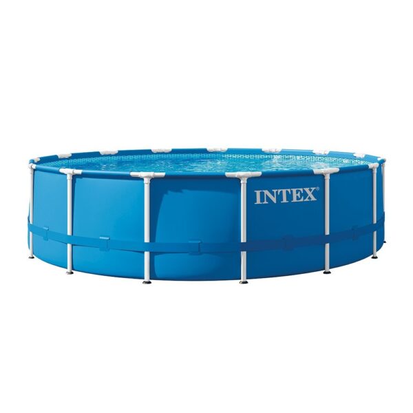 Piscine Tubulaire INTEX Métal Frame INTEX- ronde - 4,57 x 1,22 m