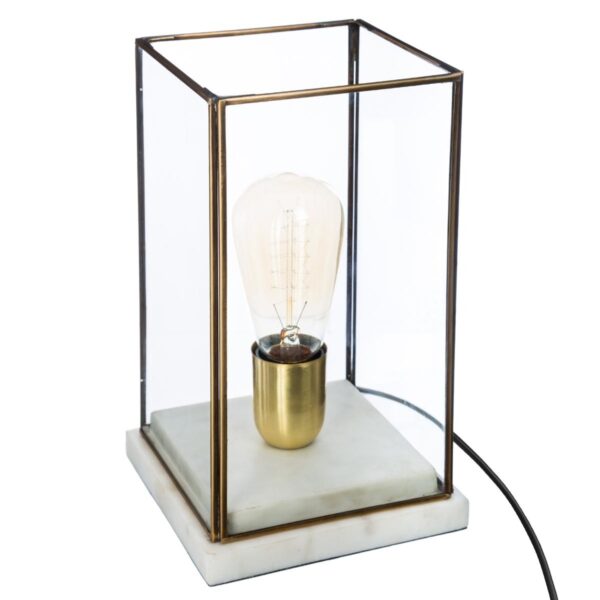 Lampe en bronze et en marbre haut de gamme H26