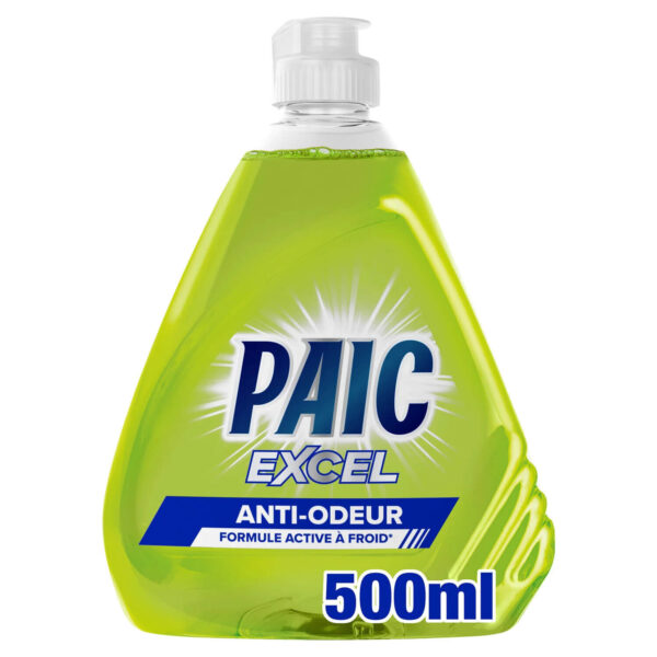 500ml Liquide vaisselle actif à froid anti-odeur PAIC