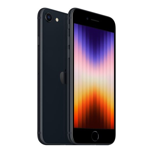 Apple iPhone SE (3rd generation) – noir minuit – 5G smartphone – 64 Go – GSM