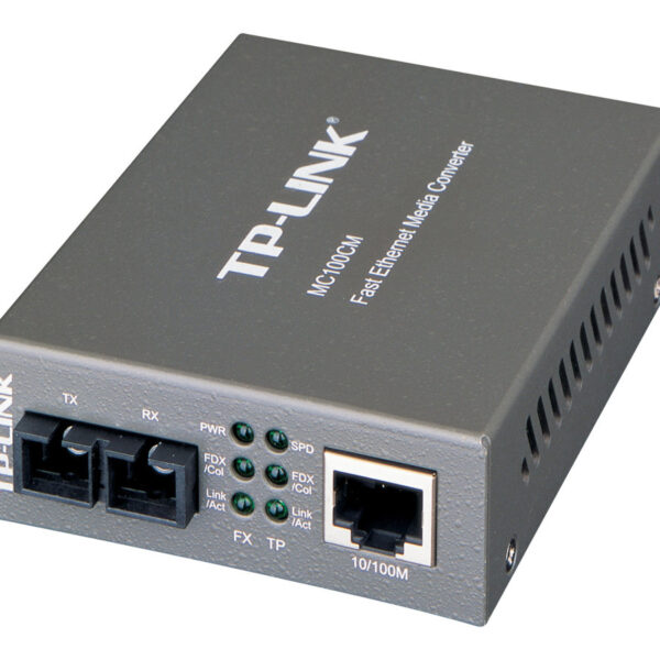 TP-Link MC100CM – convertisseur de média à fibre optique – 10Mb LAN, 100Mb LAN