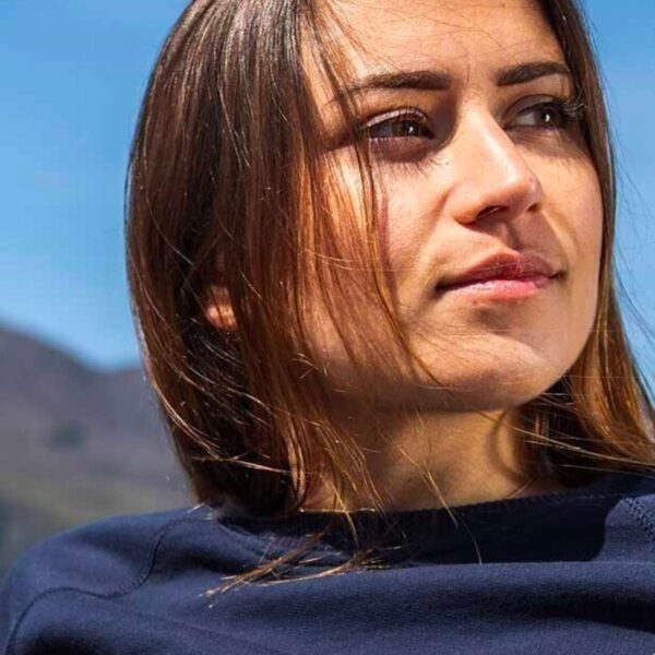 Tranquille Emile – Sweat femme coton bio bleu