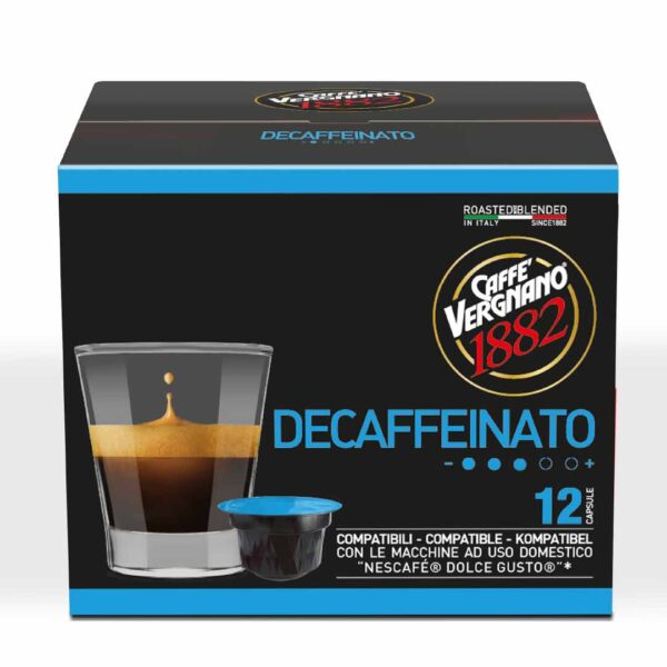Caffè Vergnano – 12 Capsules café Decaffeinato