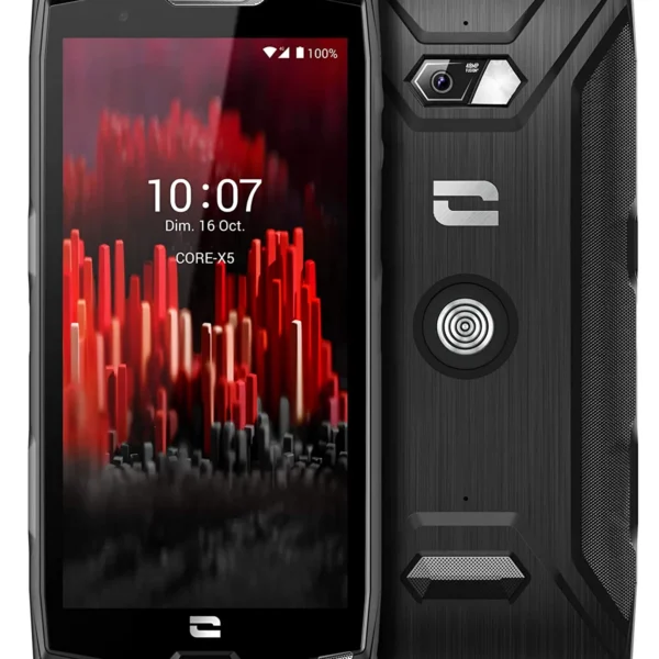 Crosscall Core X5 – noir – 4G smartphone – 64 Go – GSM