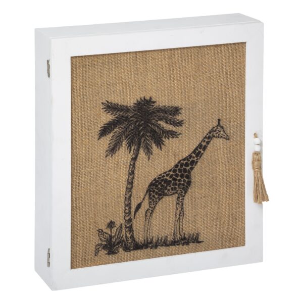 Boite à clé en bois ethnique 20×30