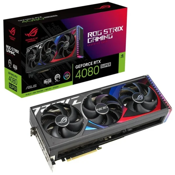 ASUS ROG Strix GeForce RTX 4080 SUPER 16GB – carte graphique – NVIDIA GeForce RTX 4080 SUPER – 16 Go