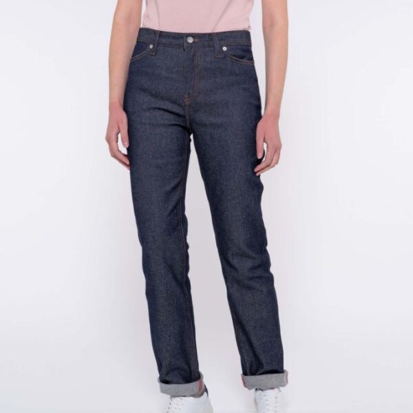 Jeans droit 201h taille haute