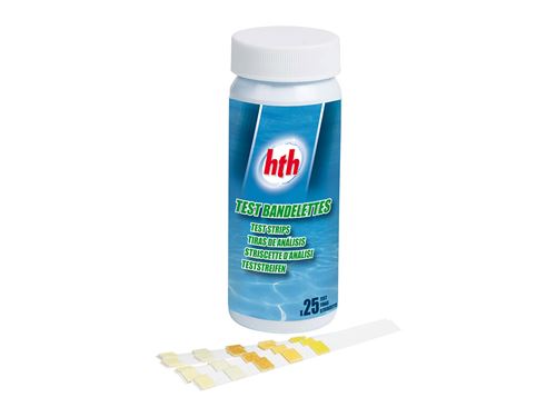 HTH Spa – Bandelettes de test – Brome, chlore, TAC, stabilisant & dureté