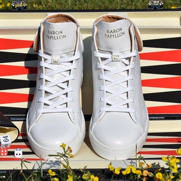Sneaker Baron Papillon Mid Royal Blanc