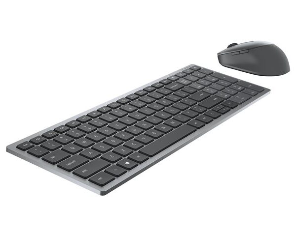 Dell Multi-Device KM7120W – ensemble clavier et souris – Français – gris titan Périphérique d’entrée