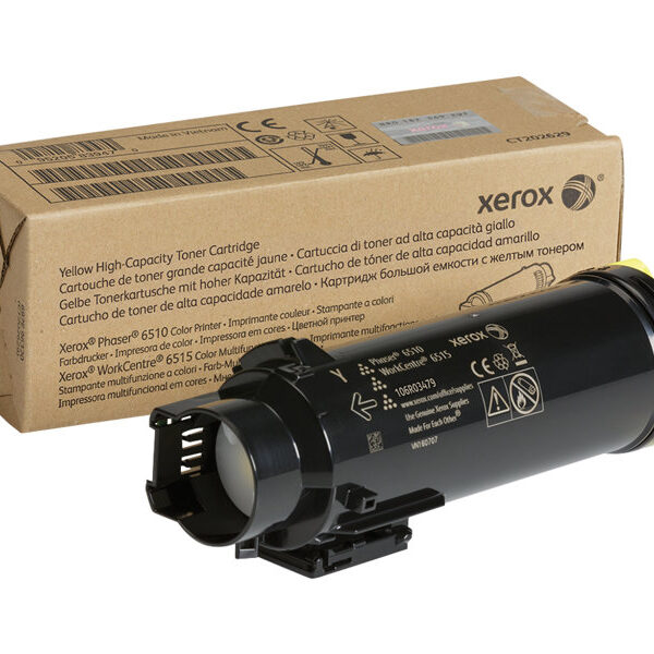 Xerox WorkCentre 6515 – haute capacité – jaune – original – cartouche de toner