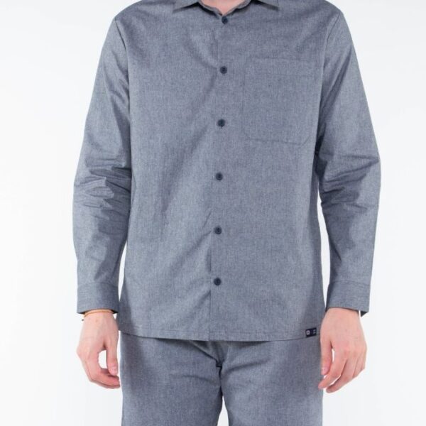 Chemise droite 370 blanc des vosges