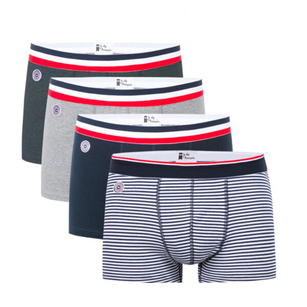 Pack Boxers Marius Quatro bleu