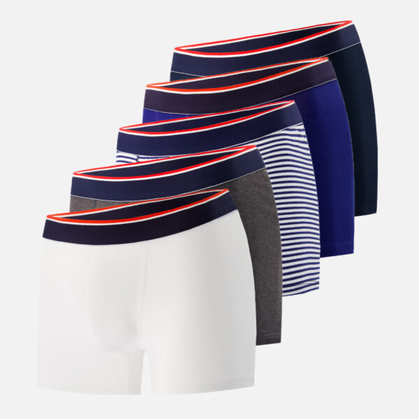 Pack Boxers Marius Cinquo blanc