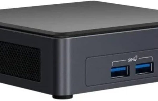 Intel Next Unit of Computing Kit 11 Pro – NUC11TNKi3 – mini PC – Core i3 1115G4 3 GHz – 0 Go – aucun disque dur