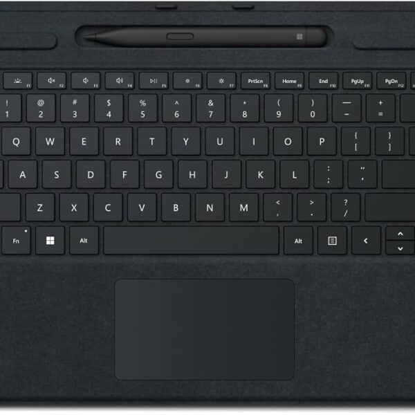 Microsoft Surface Pro X Signature Keyboard with Slim Pen Bundle – clavier – avec trackpad, accéléromètre – Français – noir