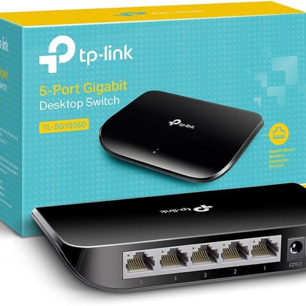 TP-Link TL-SG1005D 5-Port Gigabit Desktop Switch – commutateur – 5 ports