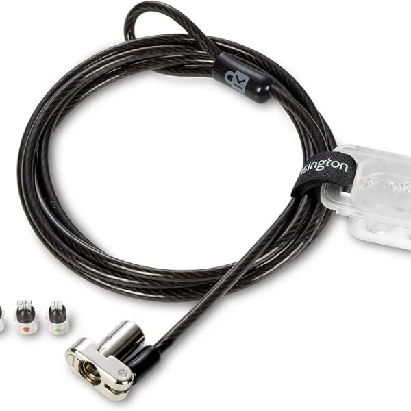 Kensington Universel Serrure à clé pour ordinateur portable 3-en-1 – Clé standard – câble de sécurité