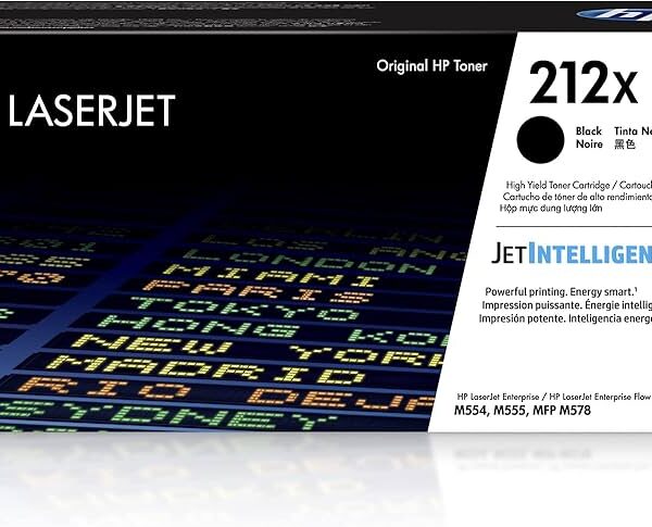HP 212X – à rendement élevé – noir – original – LaserJet – cartouche de toner (W2120X)