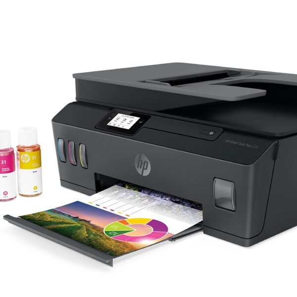 HP Smart Tank Plus 570 Wireless All-in-One – imprimante multifonctions – couleur