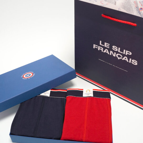 Coffret Marius Vélo Rouge et Marine bleu