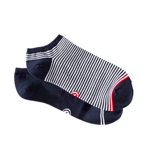 Pack Duo Socquettes Jo Marine Marinière bleu