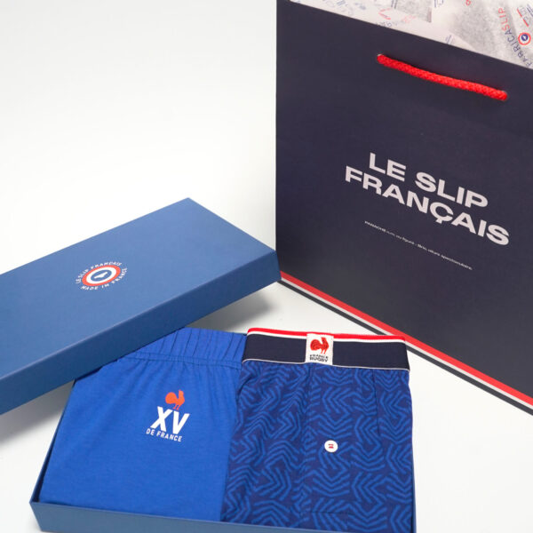 Coffret Fredo Indigo XV de France et Alfred Ovalie bleu