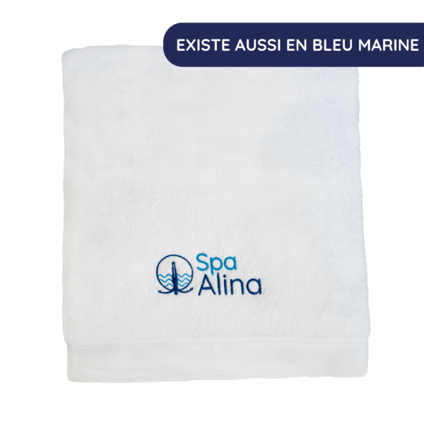 Drap de bain marine