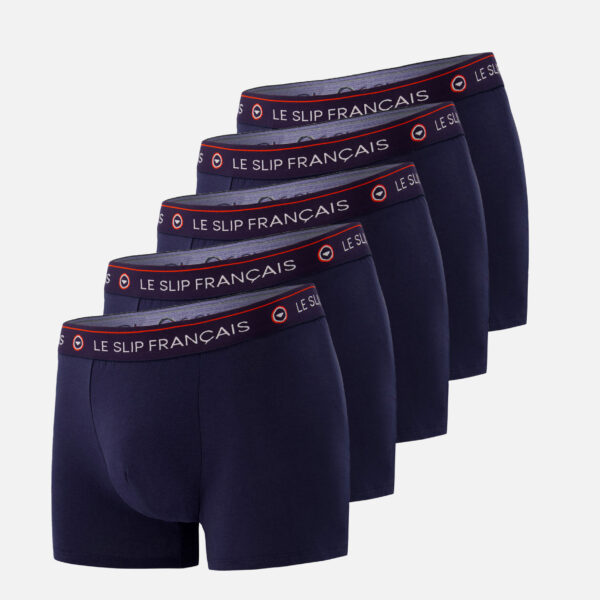 Pack Cinquo Boxer Redoutable Marine bleu