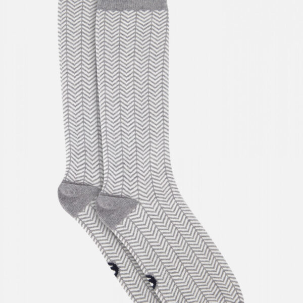 Lucas Chevron Gris Chiné gris