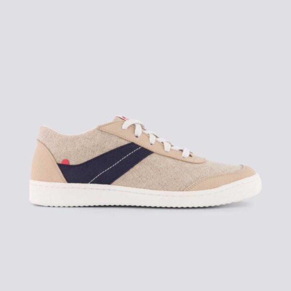 SNEAKERS LIN VEGAN 901V microfibre beige bleu Unisexe