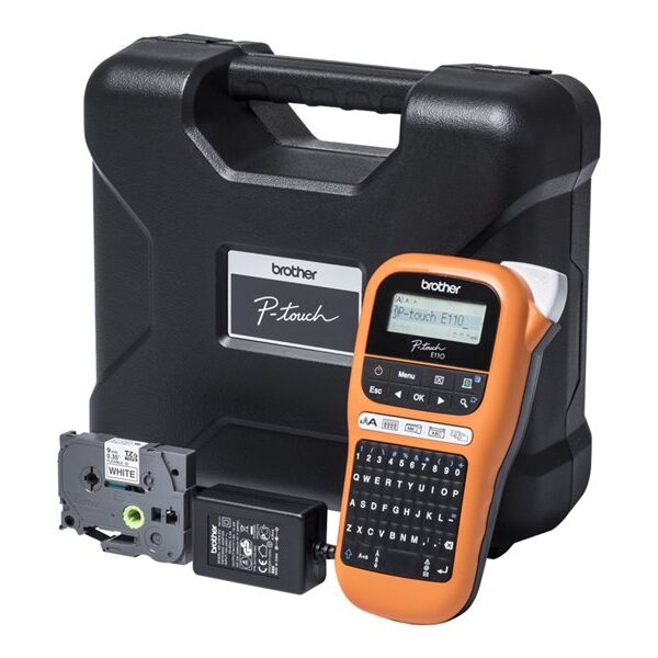 Brother P-Touch PT-E110 – étiqueteuse – Noir et blanc – transfert thermique
