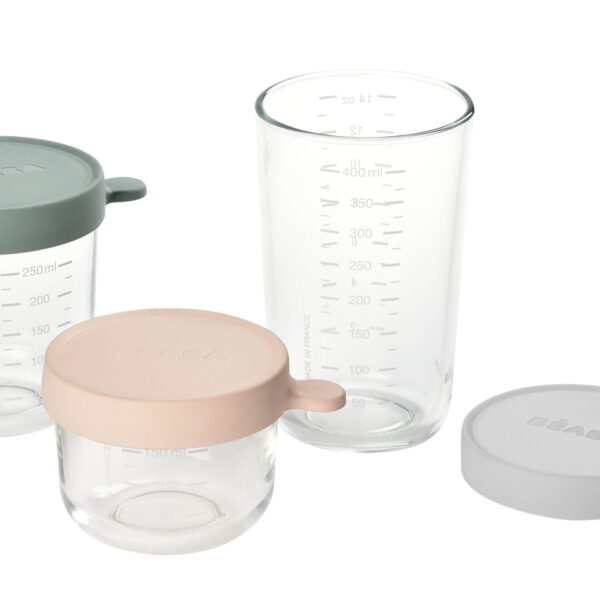 Coffret 3 portions verre 150/250/400ml eucalyptus