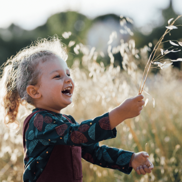 Top YAEL / Coton motifs feuillages