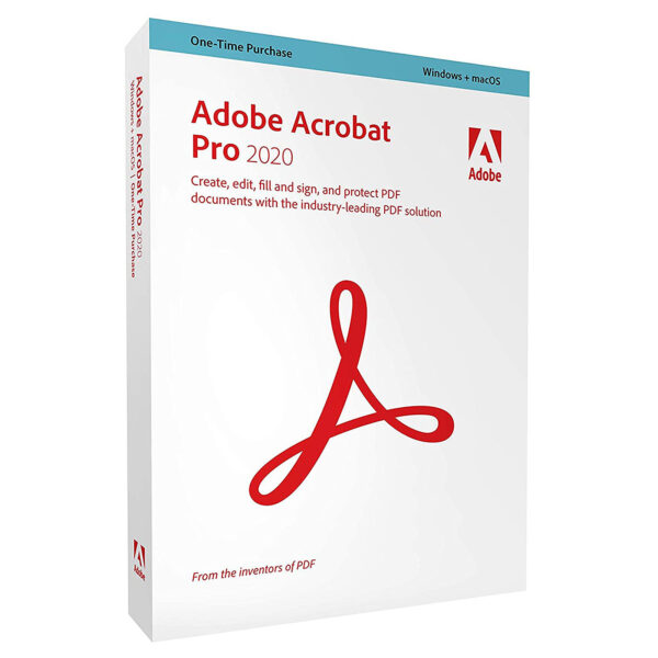 Adobe Acrobat Pro 2020 – version boîte – 1 utilisateur