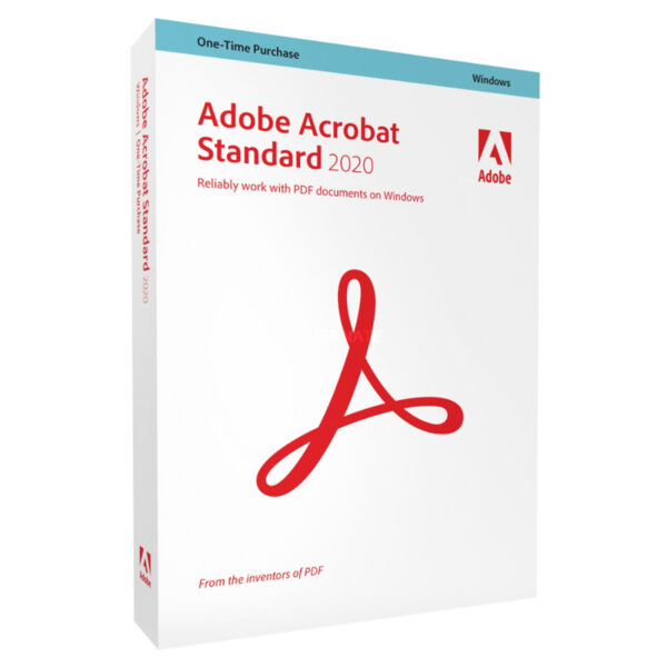 Adobe Acrobat Standard 2020 – version boîte – 1 utilisateur
