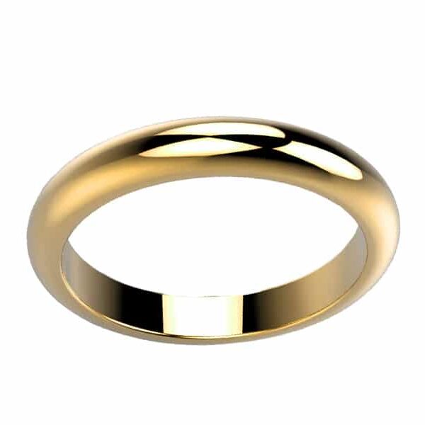 Alliance demi-jonc Classique Luxe