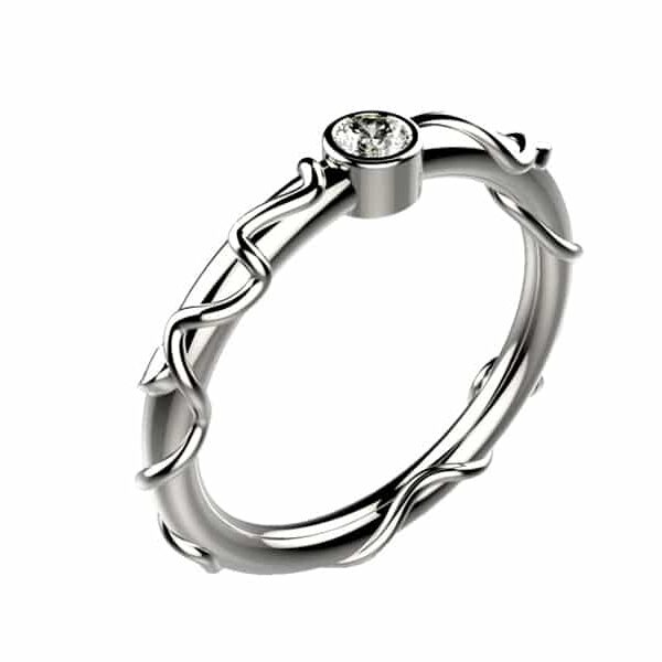 Bague Diamant 0.05 ct et 0.10 ct