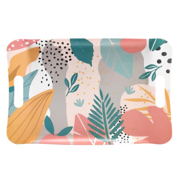 Plateau en bois motif ethnique 31×21