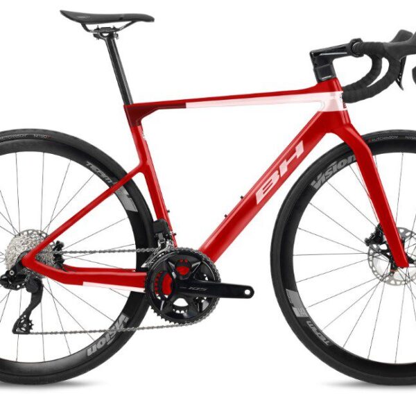 Vélo BH ULTRALIGHT EVO Disc 8.0 Shimano 105 Di2 12V 2023 Rouge