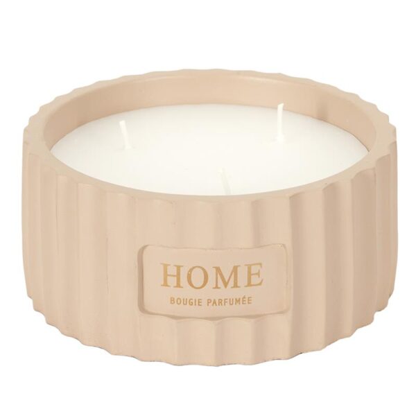 Bougie parfumée en céramique rose pale H10