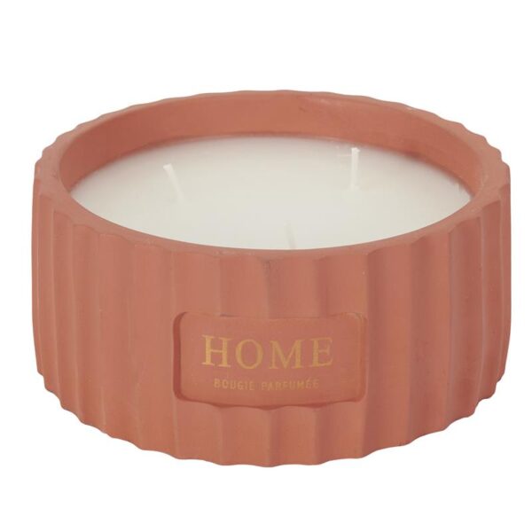 Bougie parfumée en céramique terracotta H10