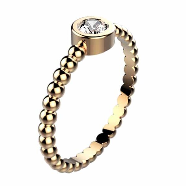 Bague Diamant 0.10 ct