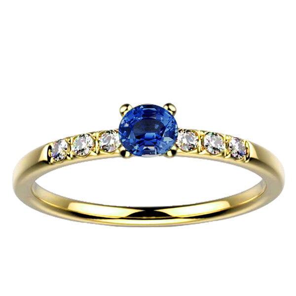 Bague Saphir Diamant