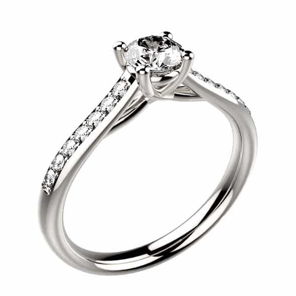 Bague Diamant pavé dès 0.20 ct