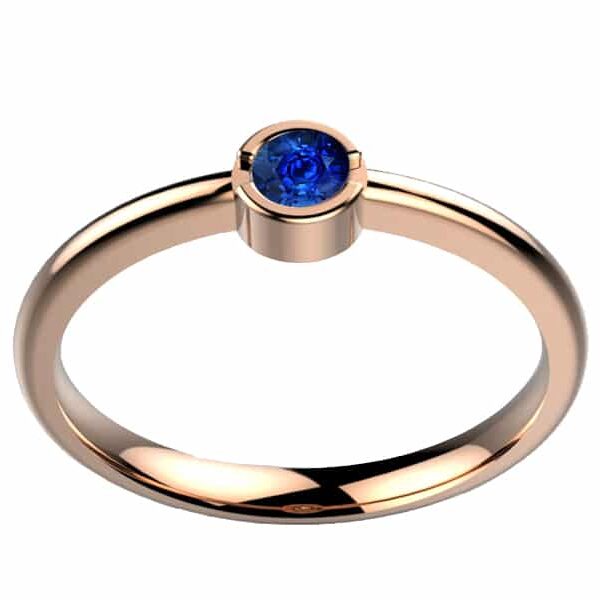 Bague Saphir bleu