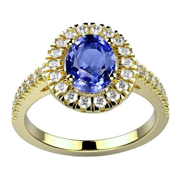 Bague Saphir Diamant