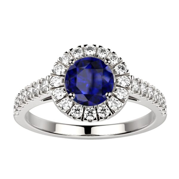 Bague Saphir Diamant