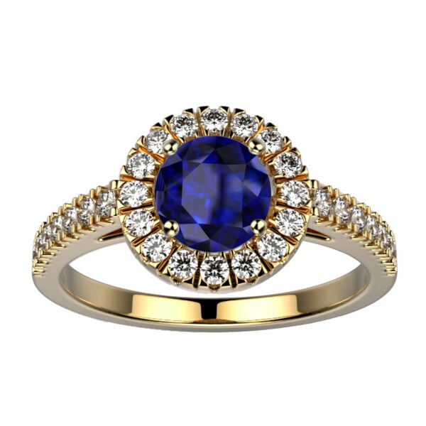 Bague Saphir Diamant
